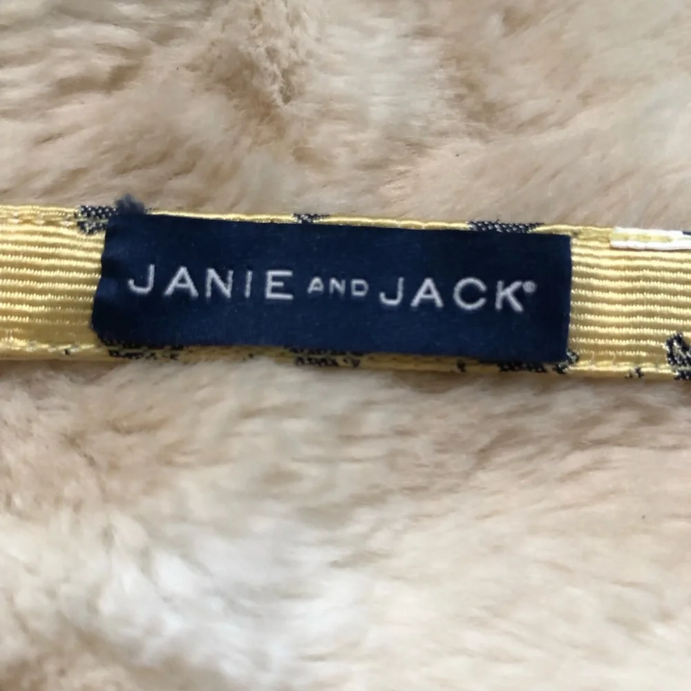 Janie an Jack Yellow Buffalo Print Boys Boy Ties ages 6-10.  Twinning